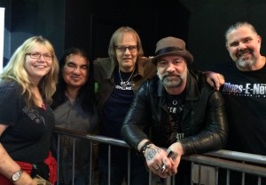 Michael Leasure Drummer for Walter Trout models our BEN Logo T